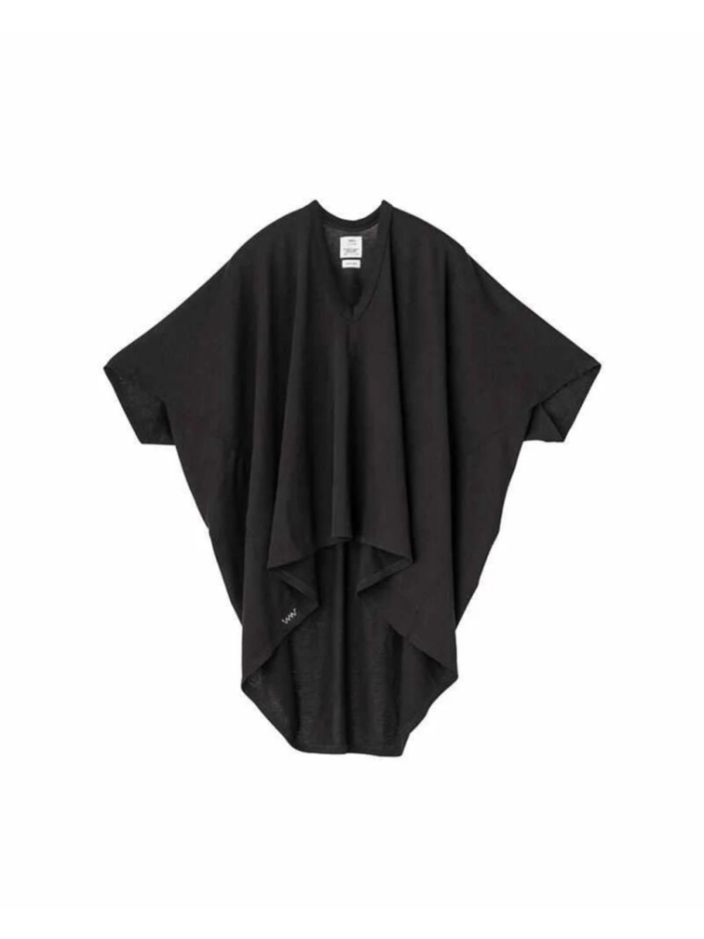 Visvim WMV FIL Cubism Ruana poncho-style shirt 1 Brown Japanese
